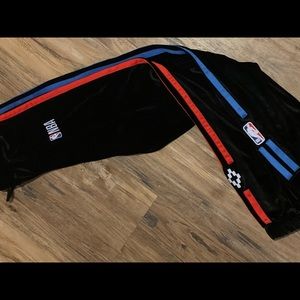 Marcelo Burlon X NBA velvet joggers